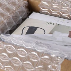 Hybrid Cushioning (HC) Barrier being used as protective packaging.